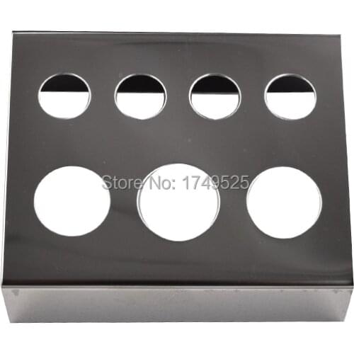 Tattoo Holes 7 Holes Pigment Container Stand Tattoo Accessories Supplies Stainless Steel tattoo permanent makeup Ink Cup Holder