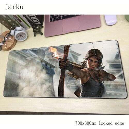 Tomb raider pad mouse computador gamer mause pad 700x300X2MM padmouse big High quality mousepad ergonomic gadget office desk mat