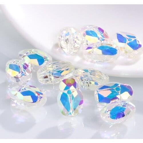 Insect Shape Crystals Rhinestones With Hole K9 Glass Bracelets DIY Accessories Jewelry DIY Art Crafts Beads