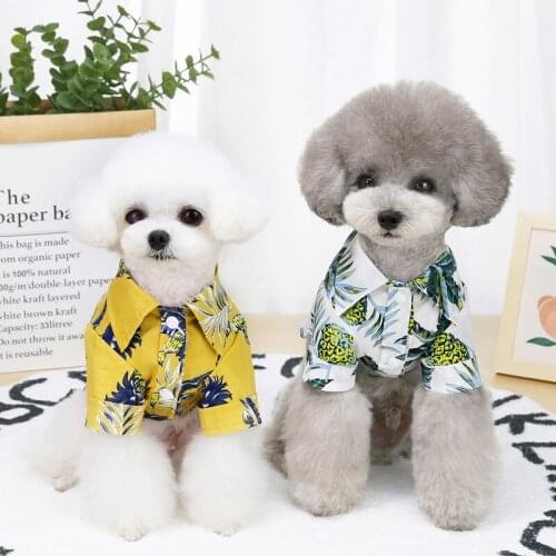 Summer Dog Shirt Doggie Puppy Coat Small Dog Costumes Yorkshire maltese Pomeranian Poodle Schnauzer Bichon Frise Clothing Outfit