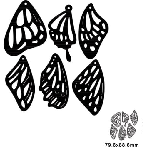 6pcs Butterfly Metal Cutting Dies For DIY Scrapbook Cutting Die Paper Cards Embossed Decorative Craft Die Cut New
