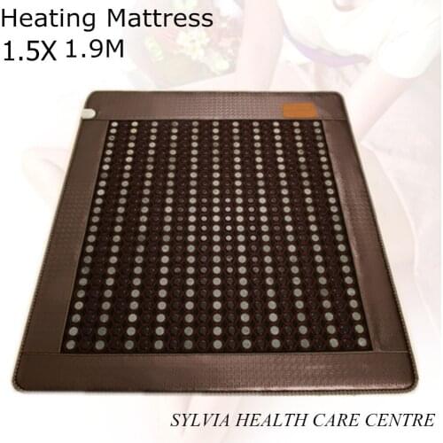 2018 NEW Natural tourmaline mat beauty sleeping mattress jade health care heating pad heat 10-70 Celsius 1.5X1.9M/ 59''X74.8