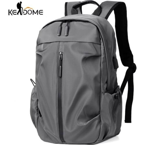 Outdoor Oxford Cloth Backpack Computer Bag Mens Business Casual Student School Travel Multifunctional Leisure Backpack X693D