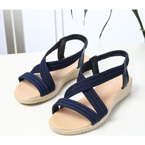 New Summer Sandals Women Breathable Flat Sandals Girls Beach Clogs Casual Shoes Outdoor Open Toe Slippers Sandalias Mujer 2021