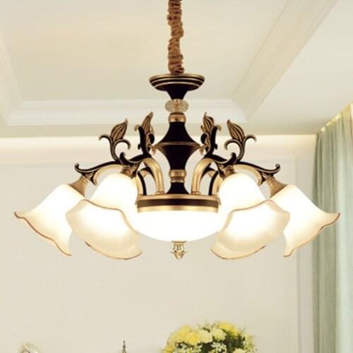 Modern Glass Ball LED Chandeliers For Living room Cafe lustre plafonnier Minimalist Bedroom Chandelier Lighting lampadario led