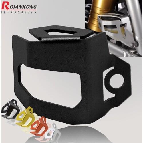 Motorcycle CNC Rear Brake Pump Fluid Reservoir Guard Protector Oil Cup Cover For BMW F650GS F800GS 2008-2012 F800R 2008-2018