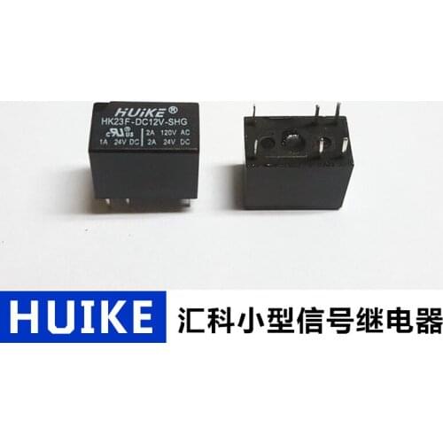 10PCS Original HK23F-DC12V-SHG HK23F-DC12V HK23F 6-foot communications relay