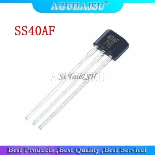 10pcs SS40AF SS41F SS495A SS49E 40AF 41F 495A 49E Ehigh sensitivity Hall sensor