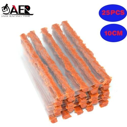 25pcs Motocycle car repair tool Tubeless Tire Repair Tools Strips Stiring Glue For Tyre Puncture Emergency Car Moto