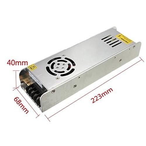 AC 220V to DC 12V 30A 360W Regulated Switching Power Supply Converters Transformer Metal Case for LED Strip Light