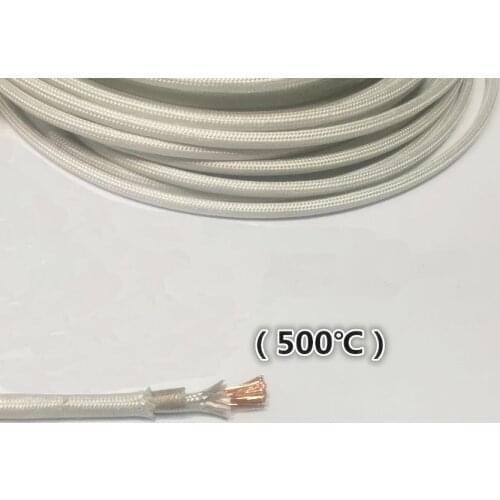 Free shipping 10M High temperature mica wire 0.5 square 500degree CN500 fire-resistant wire