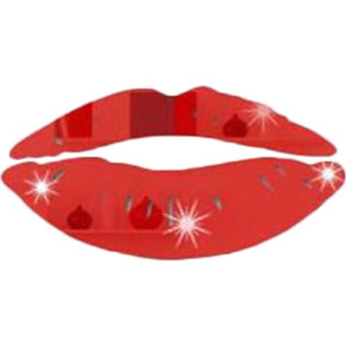 Lips Kiss Acrylic Mirror Decorative Sticker 3D Wall Sticker Mirror Surface Wall Decal Home Decor Mural Decal Home Decor Supplies