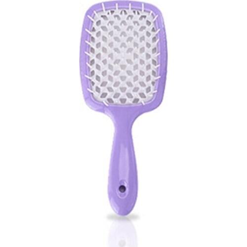 H7JC Vented Hair Brush Styling Tools Large Plate Combs Massage Girls Ponytail Comb