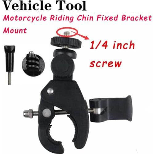 New Motorcycle Riding Chin Fixed Bracket Mount Adapter For Hero 7 6 5 4 YI 4K SJCAM Action Camera Holder Stand Accessories