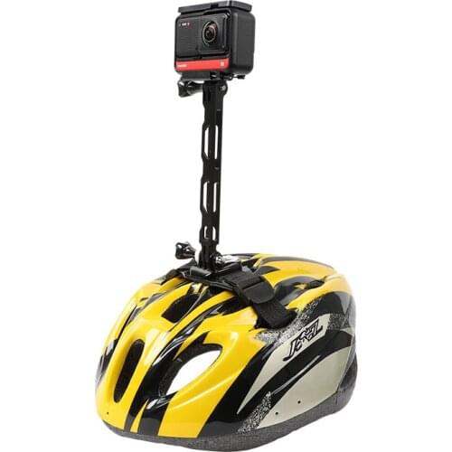 Bike Helmet Stand Mount for Insta360 one R/X Riding Accessories 360° Panoramic Action Camera Bicycle Helmet Fixing Bracket Strap