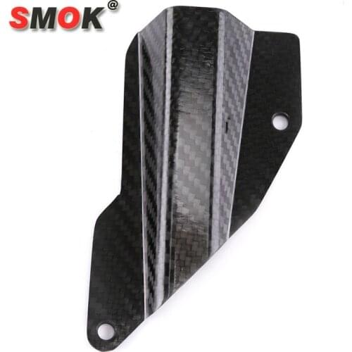 SMOKTubing Cover for Honda FORZA300 Forza300 2018 Modified Carbon Fiber Decorative Board Black