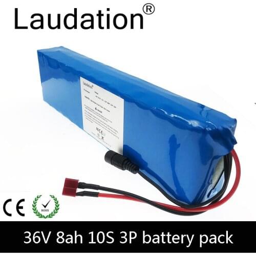 Laudation 36V 8ah Electric Bicycle 18650 10S 3P For 350W 500W 880 0 High Power And Capacity 42V Motorcycle Scooter With 15A BMS