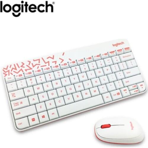 Logitech MK240 Nano Wireless Keyboard Mouse Combo Gaming Laptop Gamer Waterproof Ergonomics Mini Set