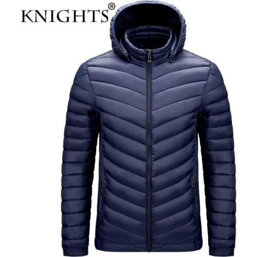 Men 2021 Winter Brand Warm Waterproof Thick Jacket Parkas Coat Men New Autumn Windproof Detachable Hat Slim Parkas Jacket Men