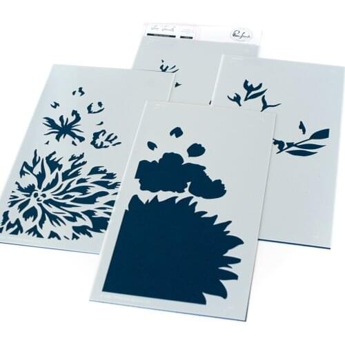 Flower SMILE Stamp Set Cutting Dies Stamps Stencil Scrapbook Dariy Decoration Embossing Template DIY Greeting Card Handmade