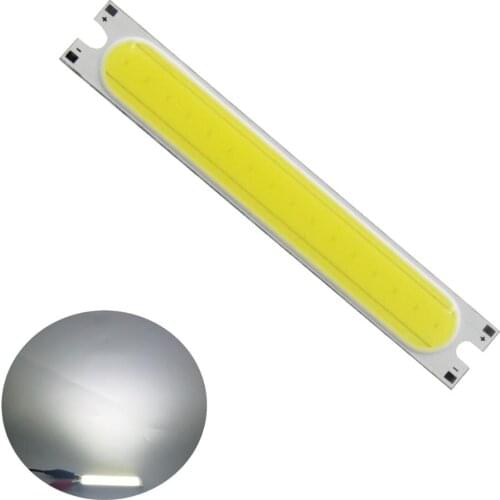 2018 new 3v 3.7v 76x11.5mm 4w diode led cob Strip bar light source for work lamp DIY Bike light White cob led bulb tubes