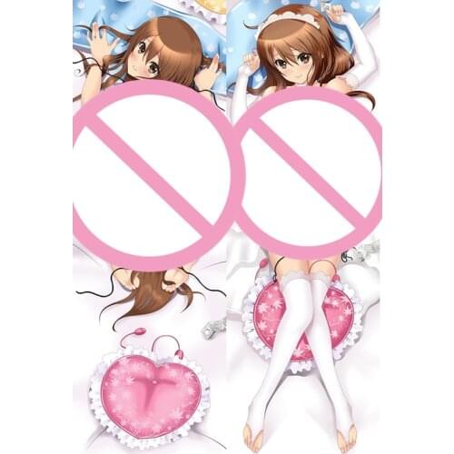 Okami-san & her Seven Companions Ryoko Okami & Ringo Akai Okami-san to Shichinin no Nakamatachi Dakimakura Body PillowCase Cover