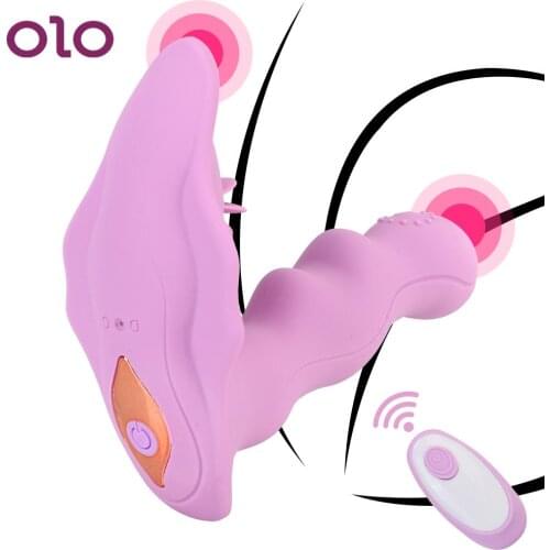 7 Modes Clitoris Stimulator Sex Toy for Women Tongue Licking Wearable Remote Control Dildo Vibrator Double Suction Vibrators