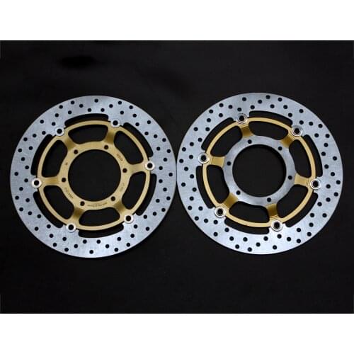 Front Brake Discs Rotors Disks Pads for VTX1800 C R S 2002- 2007 03 04 05 06 VTX1800 F N T 07 08 09 10 2011