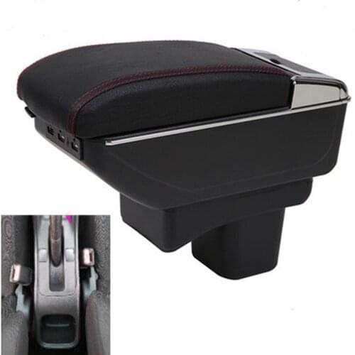 For Suzuki baleno armrest box central Store content box with cup holder ashtray USB baleno armrests box