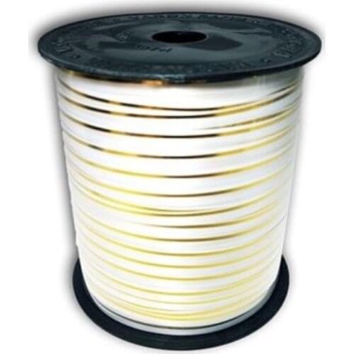 Raffia 5 Mm X 200 Meters Gilt White