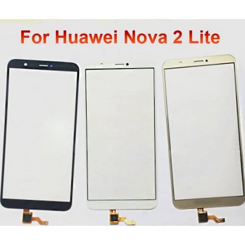 For Huawei Nova 2 Lite Touch Panel Screen Digitizer Glass Sensor Touchscreen Touch Panel With Flex Cable Replacement Nova2Lite