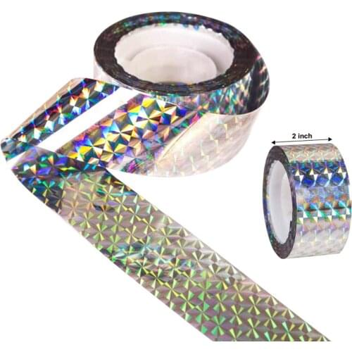 High Effect Bird Scare Tape Outdoor to Keep Away Woodpecker, Pigeon, Grackles, Reflective Tape Bird Repellent