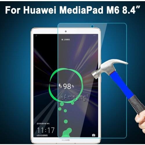 Tempered Glass for Huawei Mediapad M6 8.4 Screen Protector Film 9H HD 0.3mm Tablet Screen Protector Tempered Glass