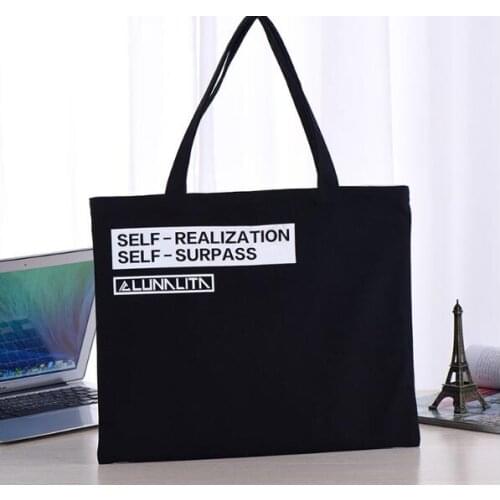 200 pcs/ lot two colours customized Logo cotton bag 100% cotton