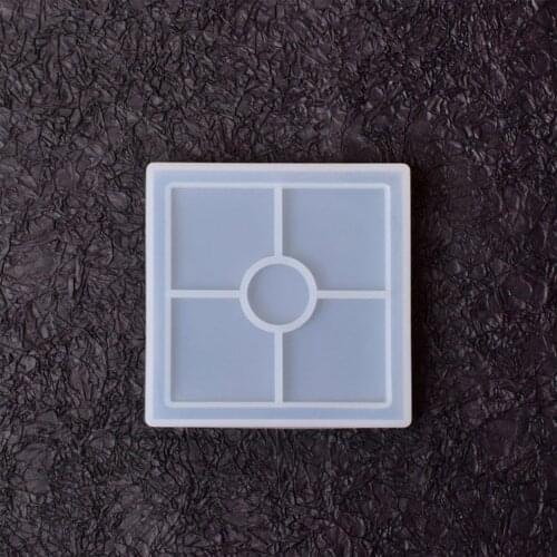 Silicone Mold Candle Flower Pot Concrete Mold Pen Holder Mould Coaster Mold Decorative Craft DIY Epoxy Resin Mould Jewelry Tool