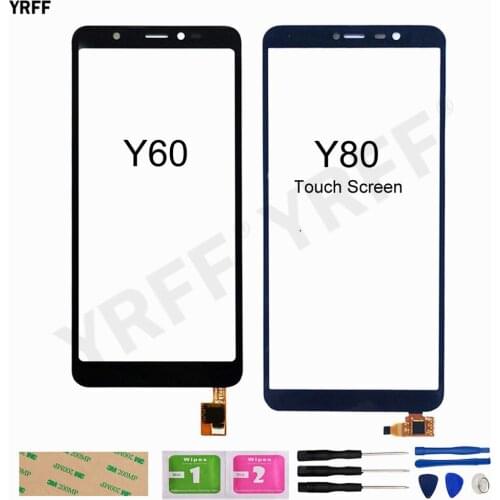 For Wiko Y80 Touch Screen Digitizer For Wiko Y60 Y80 Touch Glass Panel Sensor Assembly Parts