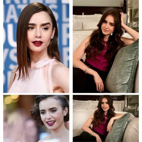CANVAS Painting Sunset Teapor Beautiful Attractive Sexy Lingerie Lace Lily Collins Britain Surrey Guildford Poster Wall Art