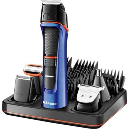 MARSKE Multifunctional Hair Clipper Electric Shaver USB Rechargeable Mute Electric Hair Clipper Nose Hair Shaving Trimming Tool