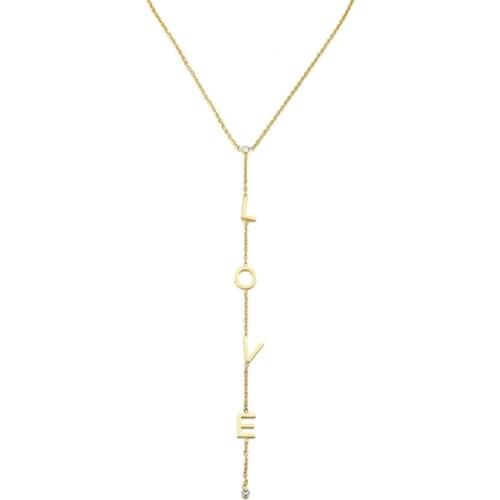 Fashion Personalized Multiple Letter Charm Pendant Necklaces Customized Letter Name Necklace Anniversary Birthday Gifts Jewelry