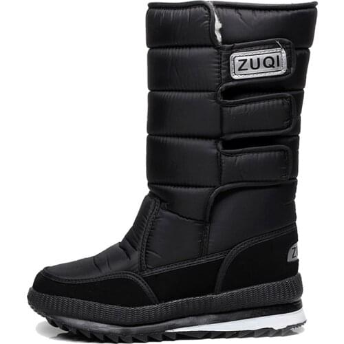 Men Boots Casual Winter Snow Boots For Men Shoes Plush Waterproof Slip-resistant Military Winter Shoes Brand Plus Size 34 - 47