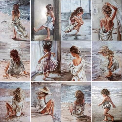 CHENISTORY Frame DIY Oil Painting By Numbers For Adults Girls Drawing Coloring By Numbers For Home Decors 60x75cm Wall Art Pictu