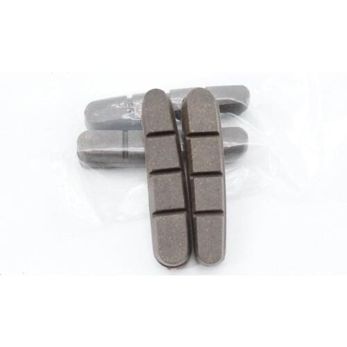 4pcs Newest road bike V Brake Pads fit caliper brake bicycle brake shoes for carbon wheelsets cork+plastic brake block Free ship