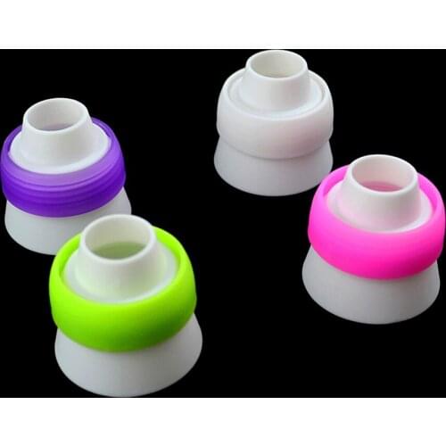 3 Holes Icing Piping Bag Nozzle Converter Tri-color Cream Coupler Cake Cupcake Cookie Decorating Tools