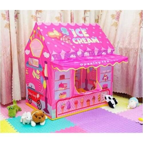 New Childrens Tent Ice Cream Shop Ice Cream House Indoor Play House Play House Toy Girl Gift