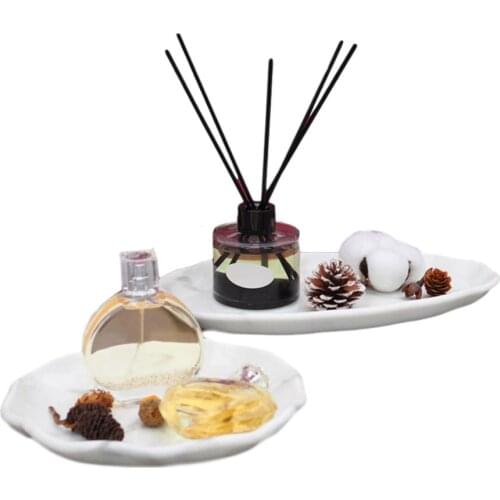 Oval Round Silicone Mold DIY Dish Resin Mold For Desktable Makeup Tray Fruit Tray Handmade Silicone Mould Jewelry Plate DropShip