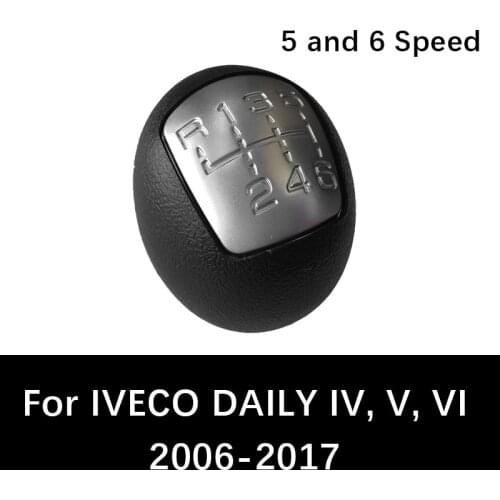 5 speed 6 speed Car Gear Shift Knob Auto Gear Handle Shifter For IVECO DAILY IV DAILY V DAILY VI 2006 to 2017 Manual Lever Shift