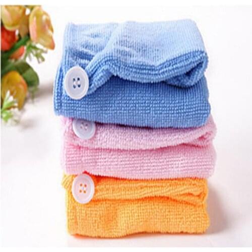 Turban Hair-Drying Shower Microfiber Towel Caps Quick-drying Bathing Absorbent Bathrobe Hat Multi Colors Hair Wraps for Women