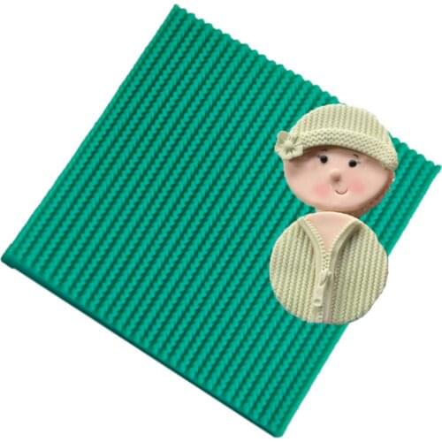 DIY woolen route fondant cake silicone mold for polymer clay molds chocolate pastry candy making cake decoration tools M771