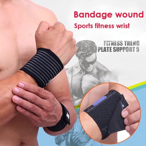 7 Color Sport Gym Support Wrist Protector Wrist Band Men Women Elastic Bandage for Hand Wrist Strap Wrap Fitness Wristband