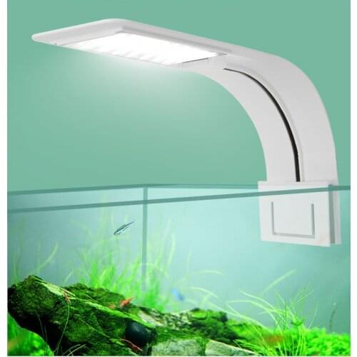 Super Slim LED Aquarium Light Lighting Plants Grow Light Fish Tank Lighting Lamp 5W / 10W / 15W IPX7 Ultra Thin Aquarium Light